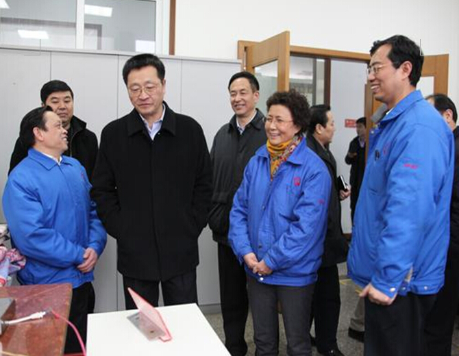 爱游戏（中国）集团董事长带葛市长等相关领导视察质量中心