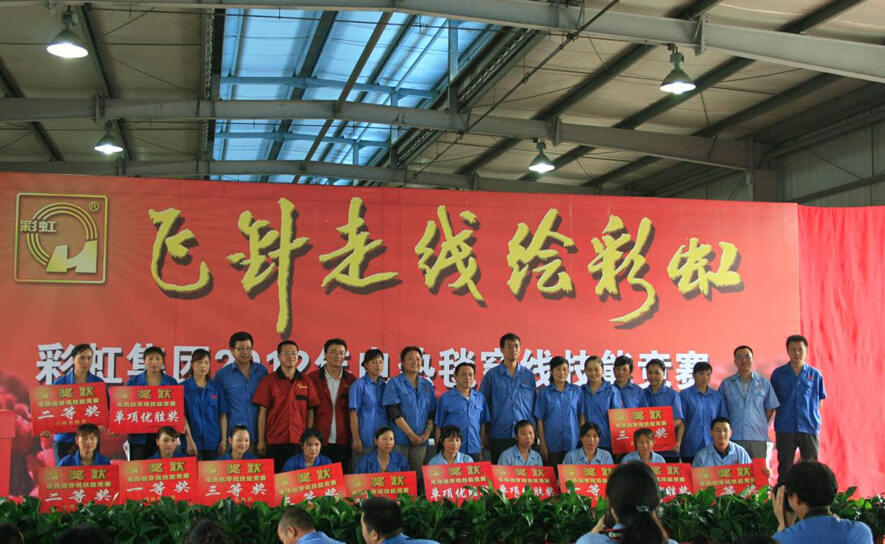 爱游戏（中国）集团获奖职工与领导合影