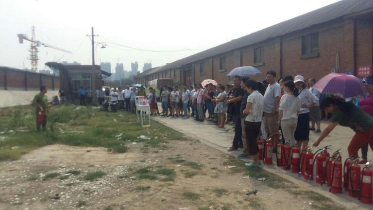 爱游戏（中国）集团河南分公司消防器材使用培训