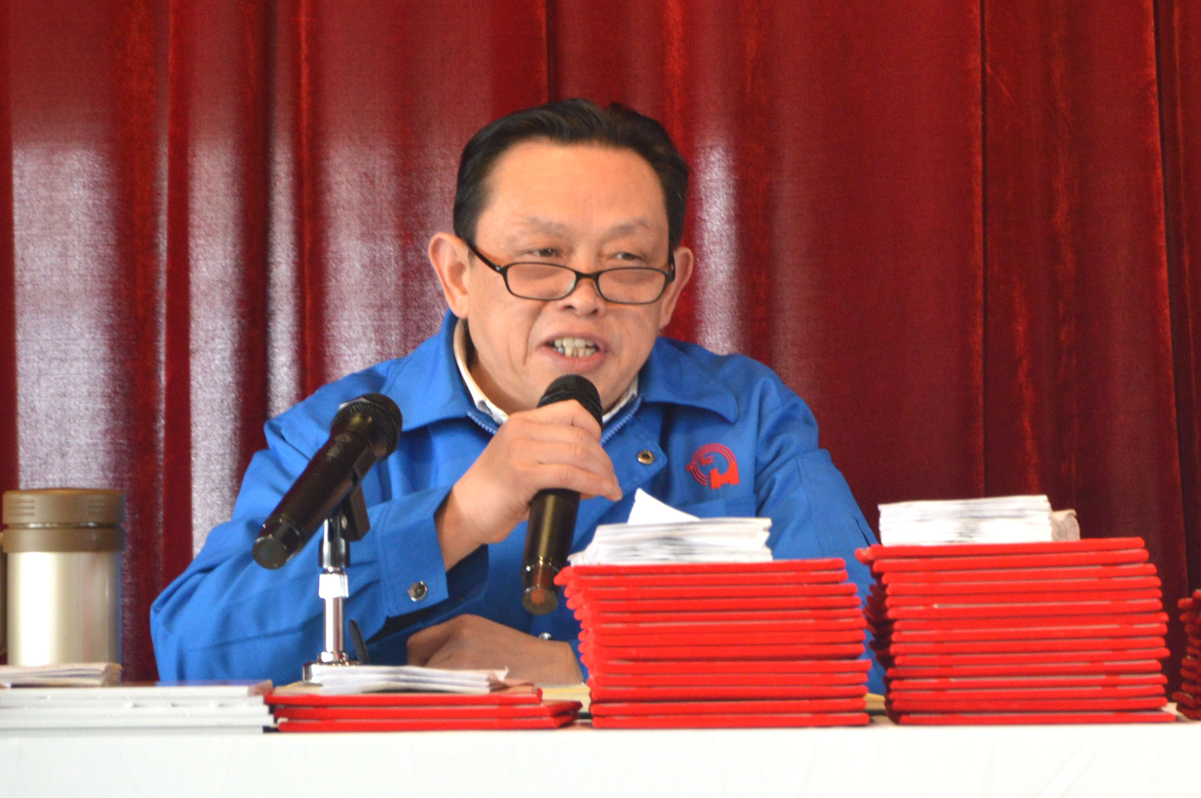 成都爱游戏（中国）集团召开2014年度工作总结及表彰大会，刘荣富董事长讲话