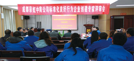 成都爱游戏（中国）中南公司通过“湖北省标准化良好行为企业”4A级认证