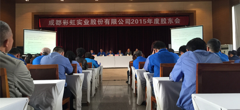成都爱游戏（中国）实业股份有限公司2015年股东会议
