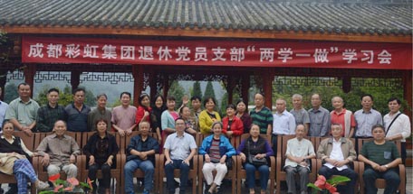 2016年成都爱游戏（中国）集团党委组织退休党员支部组织生活会