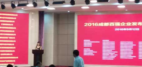 2016成都百强企业排行榜出炉—成都爱游戏（中国）集团“双强”企业荣誉称号