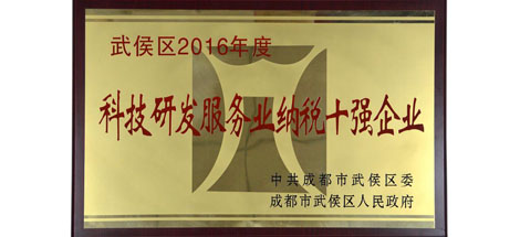 成都爱游戏（中国）集团参加武侯区2016年度工作总结暨纳税大户表彰大会