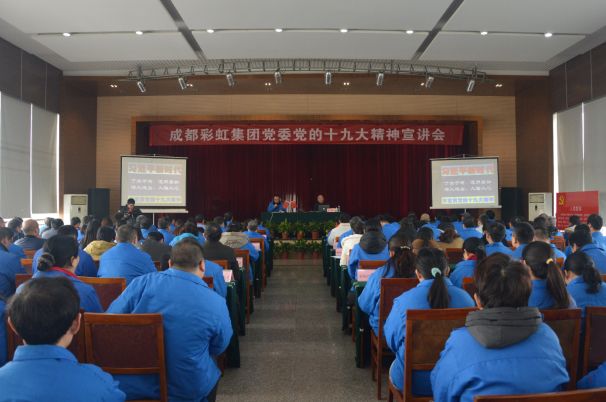 成都爱游戏（中国）集团党委举行党的十九大精神宣讲会