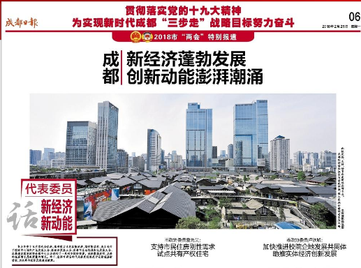 爱游戏（中国）集团董事长刘荣富接受成都日报专访