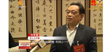 成都电视台专访成都爱游戏（中国）集团董事长刘荣富