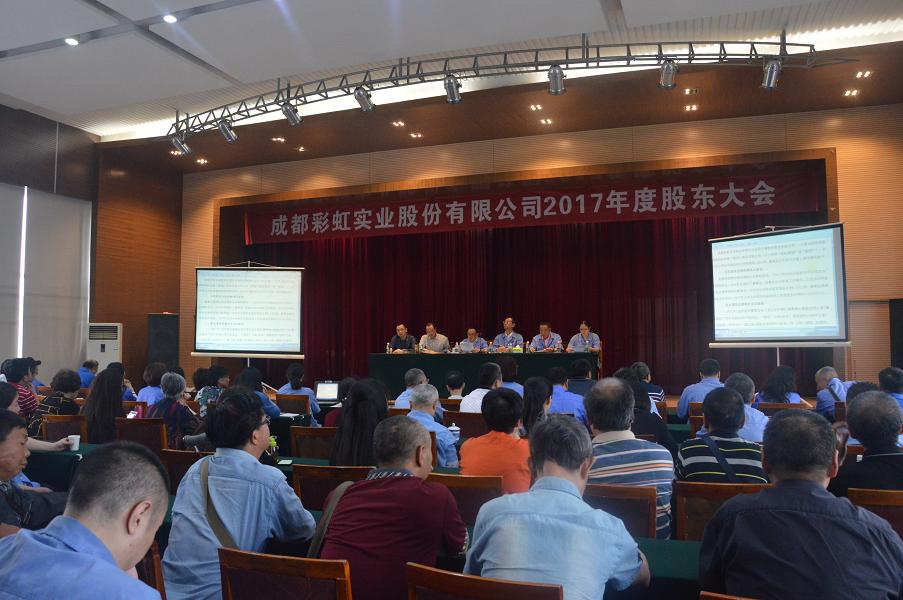 成都爱游戏（中国）实业股份有限公司2017年度股东大会