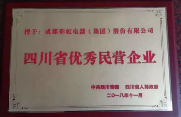 成都爱游戏（中国）集团荣获“四川省优秀民营企业”称号、公司董事长刘荣富荣获“四川省优秀民营企业家”称号