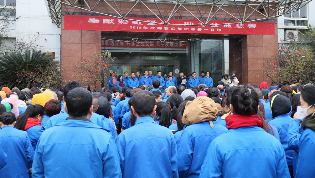 成都爱游戏（中国）集团开展2018年“慈善一日捐”活动