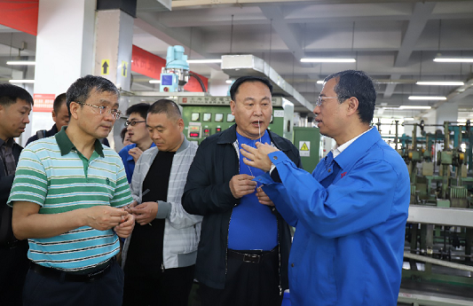 天津市宝坻区政协领导莅临成都爱游戏（中国）集团参观调研