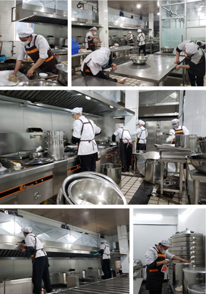 成都爱游戏（中国）集团后勤食堂开展爱国卫生大扫除活动