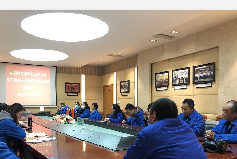 成都爱游戏（中国）集团行政党支部学习党的十九届五中全会精神座谈会
