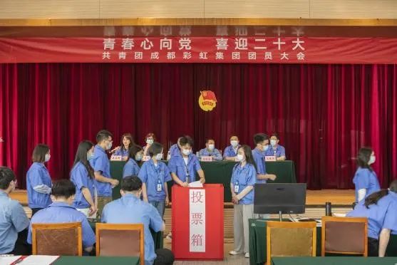 成都爱游戏（中国）集团召开2022年团员大会暨团委换届选举会议